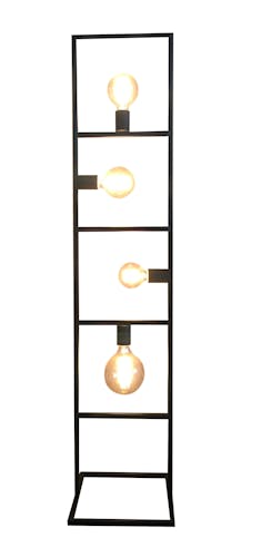 Lampe de lecture échelle en métal 4 ampoules H141cm FERSCOTT