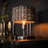 Lampe de salon en jacinthe d'eau TASMANIE