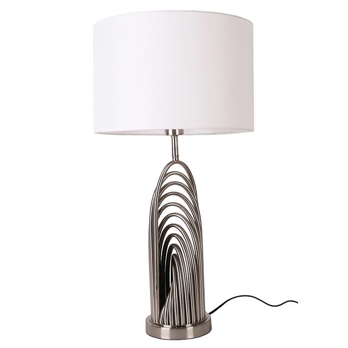 Lampe de salon moderne avec pied en arc