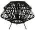 Lampe de table filaire métal noir D 41 cm