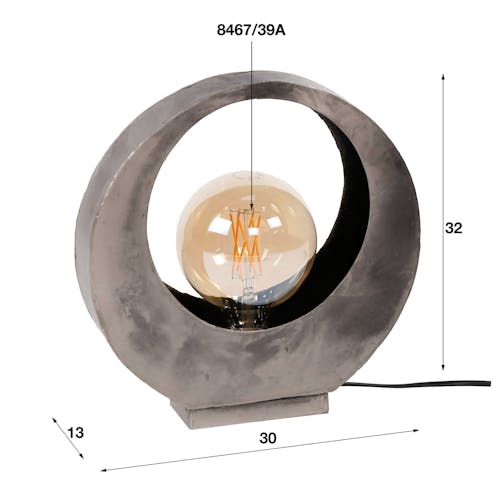 Lampe décorative lune TRIBECA