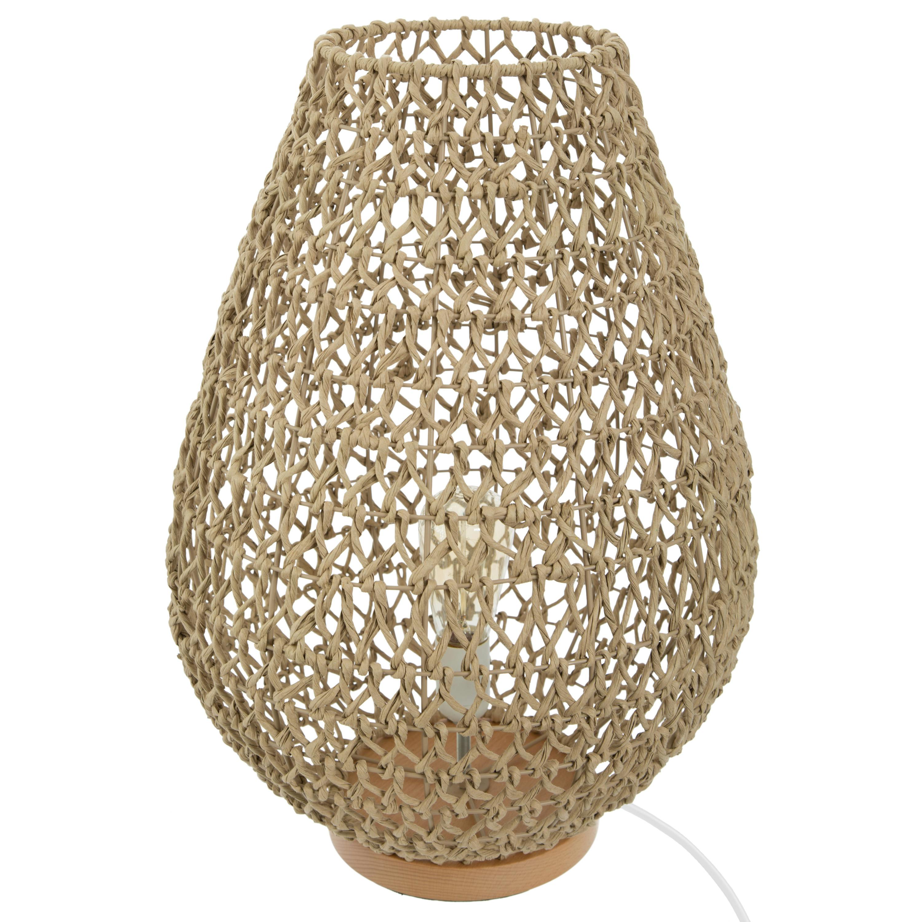 Lampe en papier H 55 cm