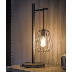 Lampe industrielle à poser métal vieilli H66 cm TRIBECA