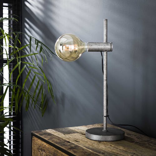 Lampe industrielle droite métal vieilli TRIBECA