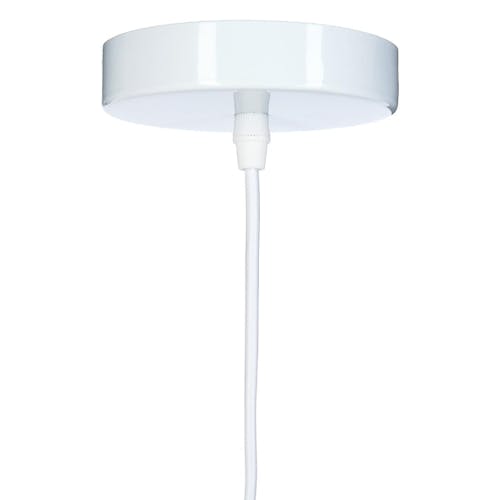 Lampe suspension en rotin ajouré forme cône D22xH63cm
