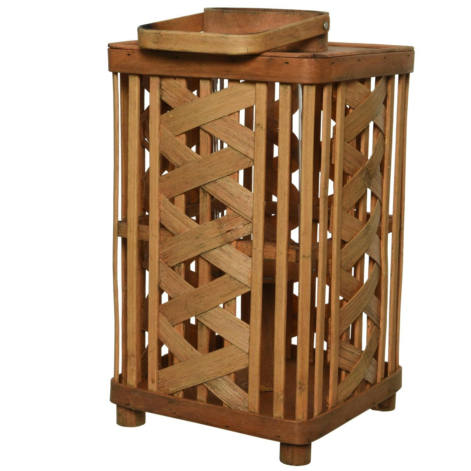 Lanterne en bambou ajouré 34 cm