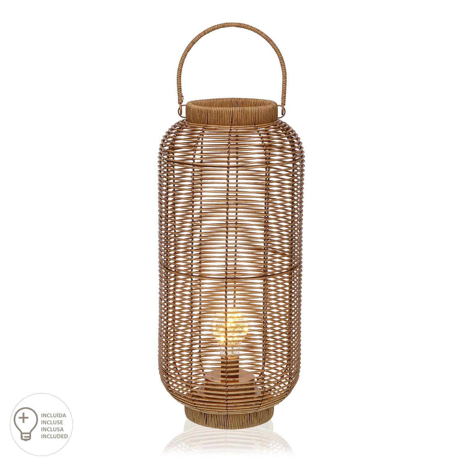Lanterne verticale avec led couleur naturelle