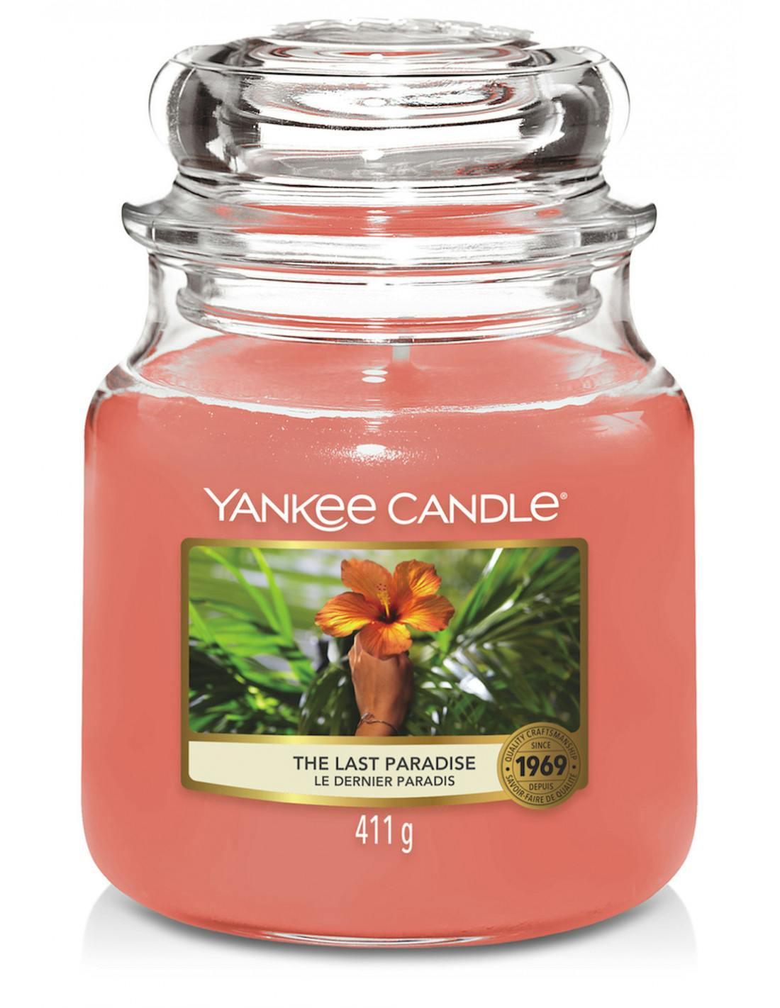 Le dernier paradis bougie parfumée moyenne jarre YANKEE CANDLE