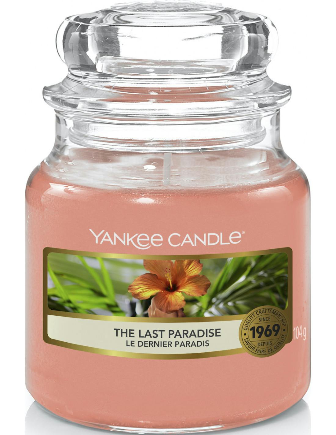 Le dernier paradis bougie parfumée petite jarre YANKEE CANDLE