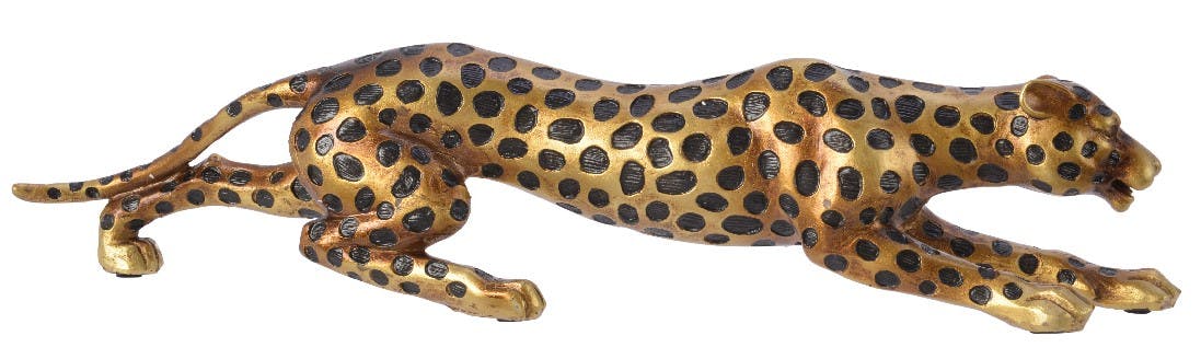 Léopard doré 46 cm