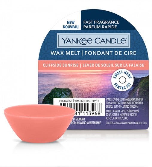 Lever de soleil sur la falaise fondant de cire YANKEE CANDLE