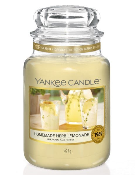 Limonade aux herbes bougie parfumée grande jarre YANKEE CANDLE