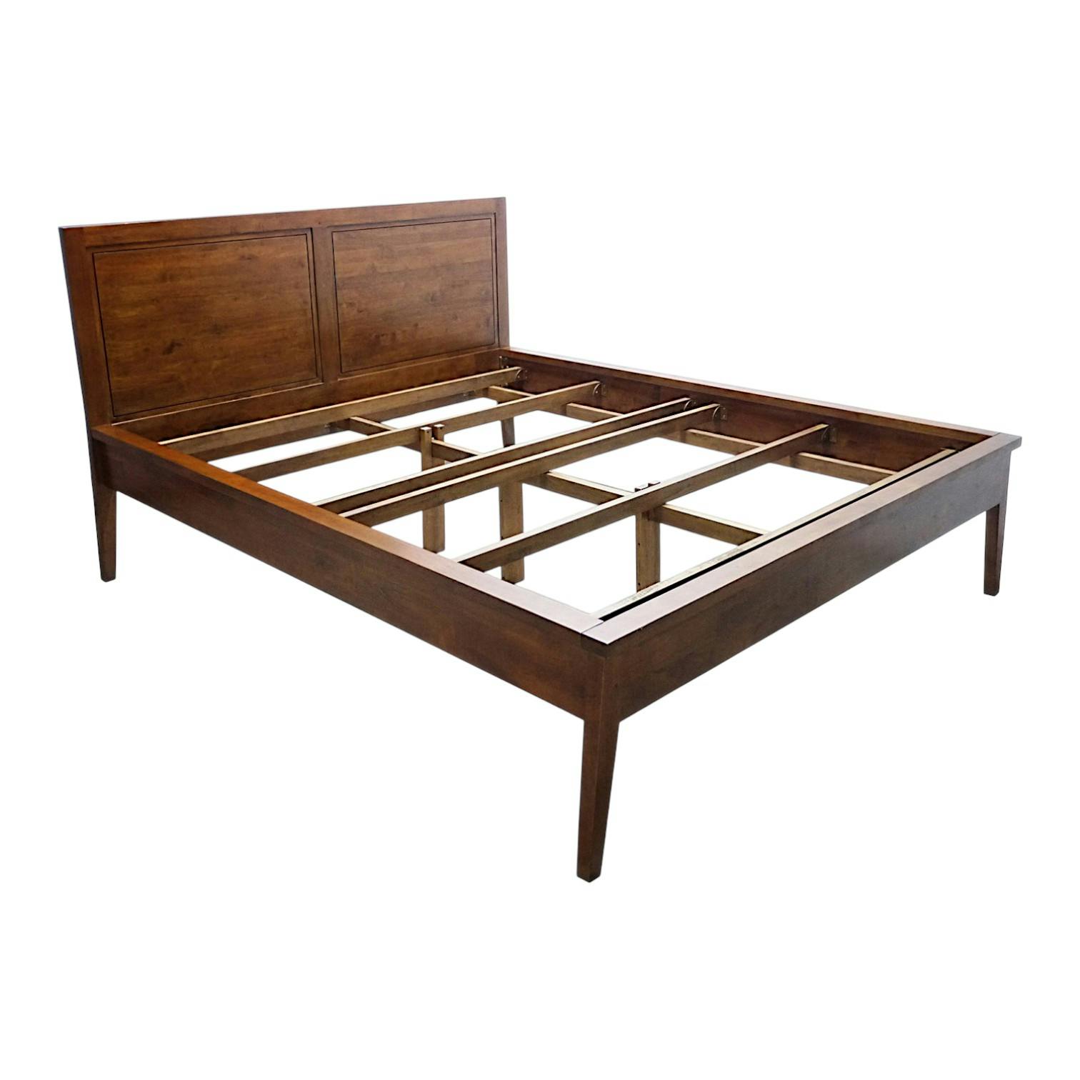 Lit 2 places Hévéa pour couchage 140x190 158X201x110cm SIXTIES