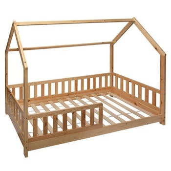 Lit cabane en bois 90x190