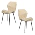 Lot de 2 Chaises crème