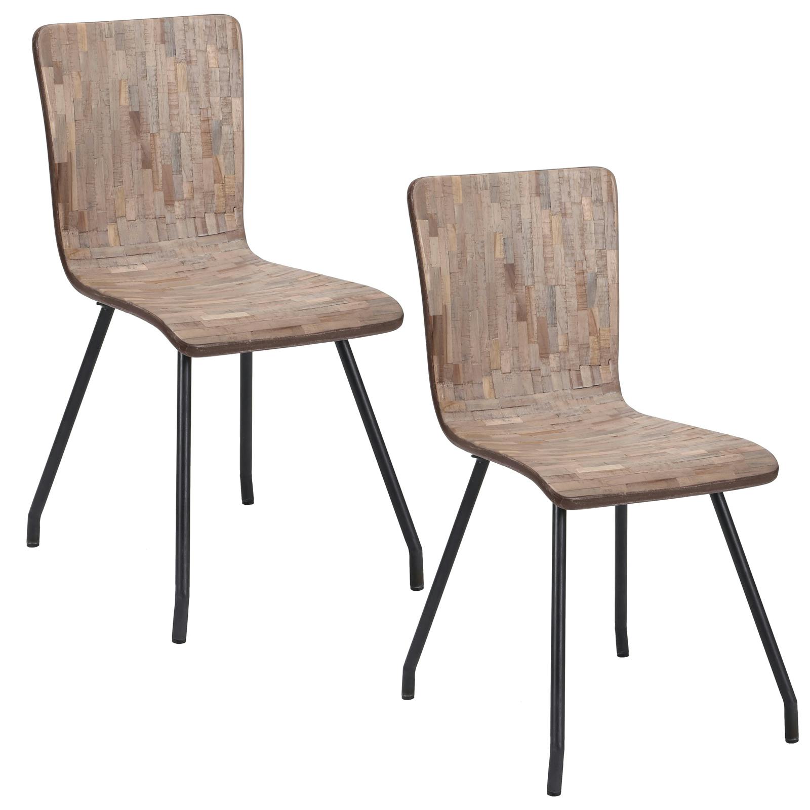 Lot de 2 chaises salle à manger JAVA réf. 30022971