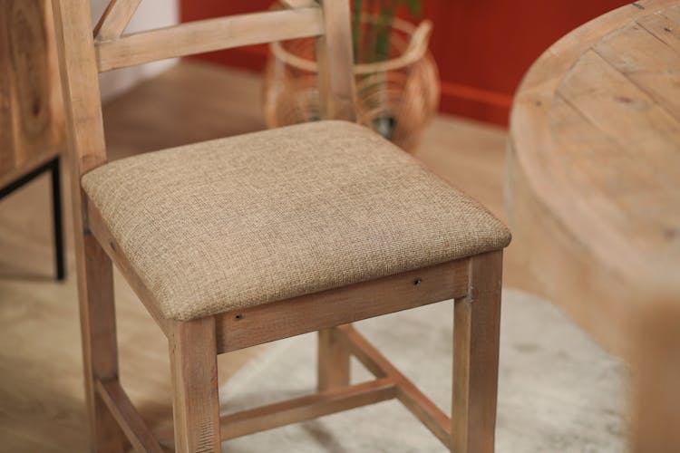Chaise tapissier bois recyclé (lot de 2) AUCKLAND