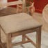 Chaise tapissier bois recyclé (lot de 2) AUCKLAND