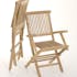 Lot de 2 fauteuils de jardin pliant Java en Teck 90 cm SUMMER