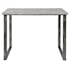 Table haute mange debout en bois effet beton et pied metal style vintage