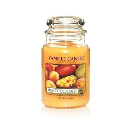 Mangue et Peche bougie parfumée grande jarre YANKEE CANDLE