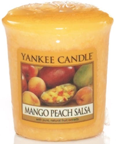 Mangue et Peche bougie parfumée votive YANKEE CANDLE