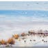 MARINE Tableau Paysage panoramique Bleu Acrylique 150x50