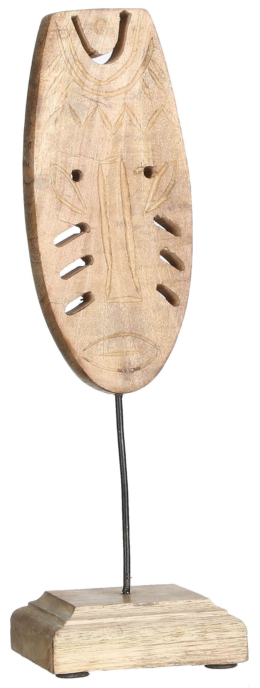 Masque Mistik front U 26 cm sur pied