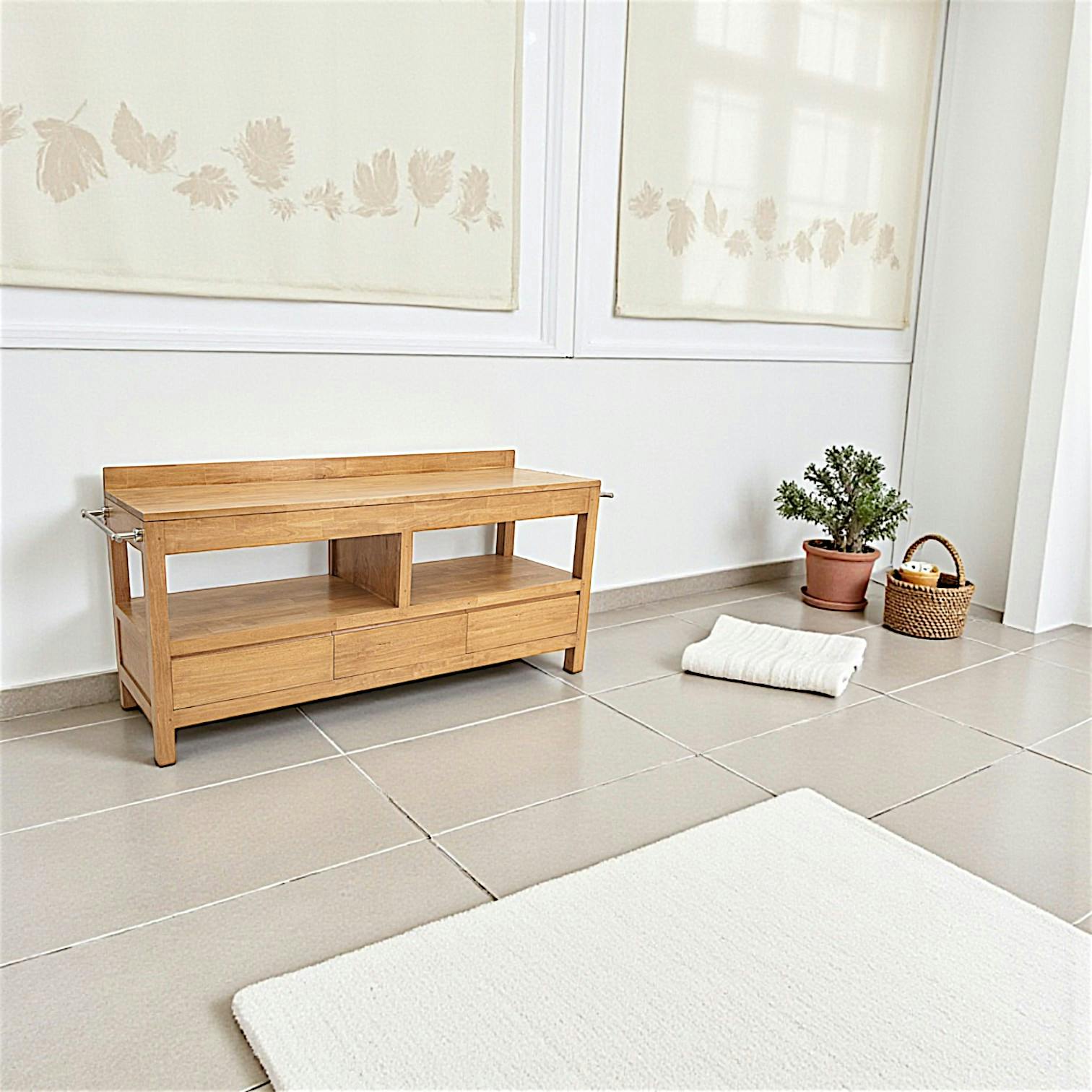 Meuble bas 3 tiroirs salle de bain 180cm OLGA