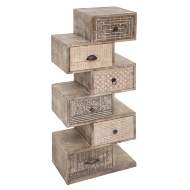 Meuble chiffonnier en bois de manguier NAGPUR