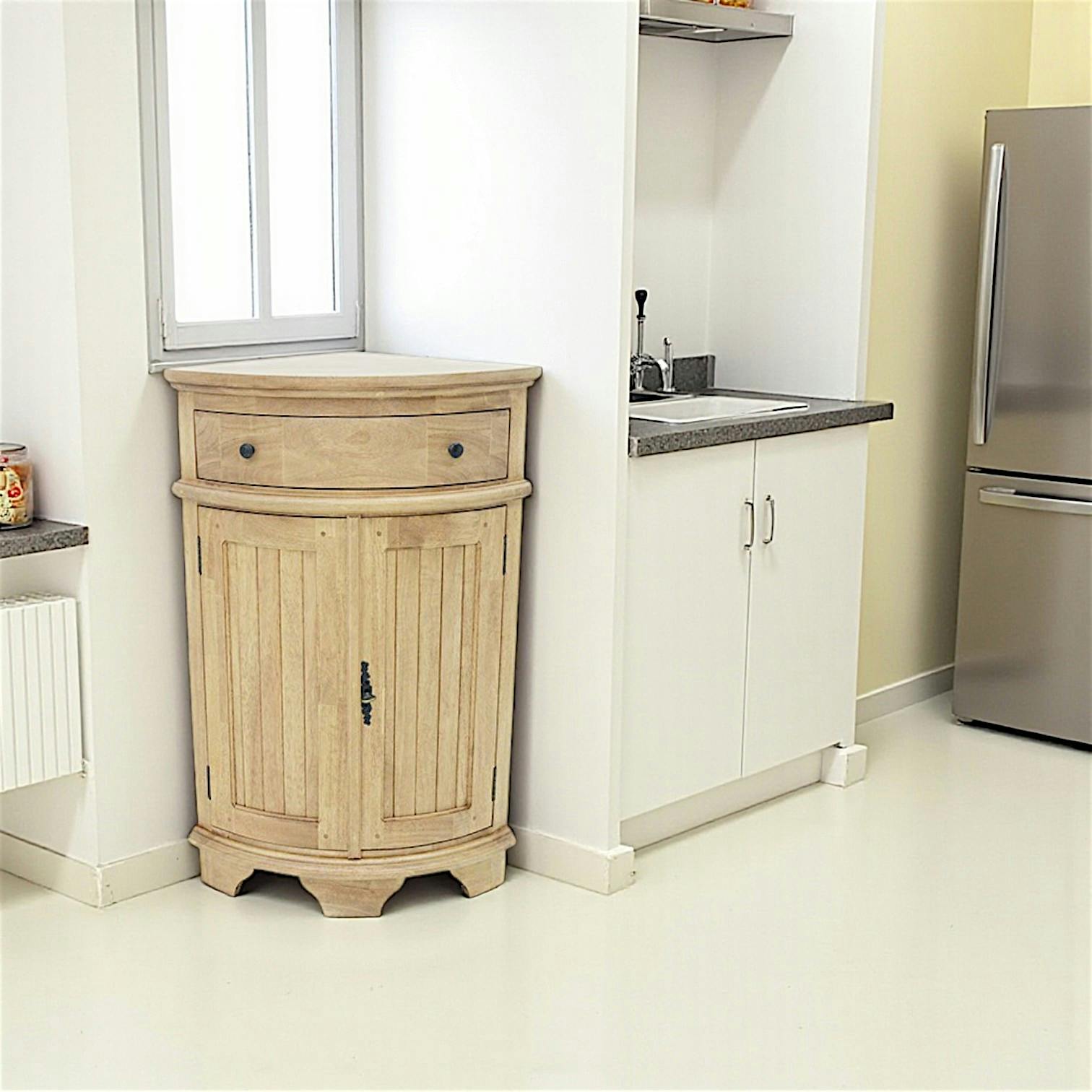 Meuble d'angle Tradition 100 cm 2P 1 tiroir