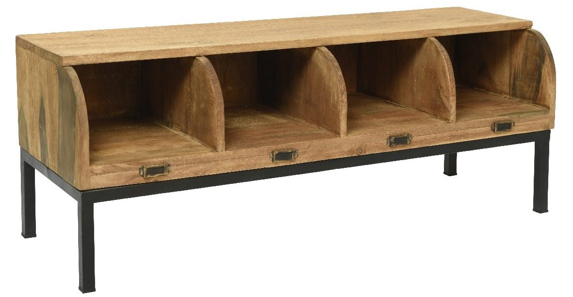 Meuble de rangement bois recyclé 120 cm OMSK