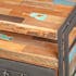 Meuble de rangement bois recyclé 2 tiroirs 60x107 CARAVELLE