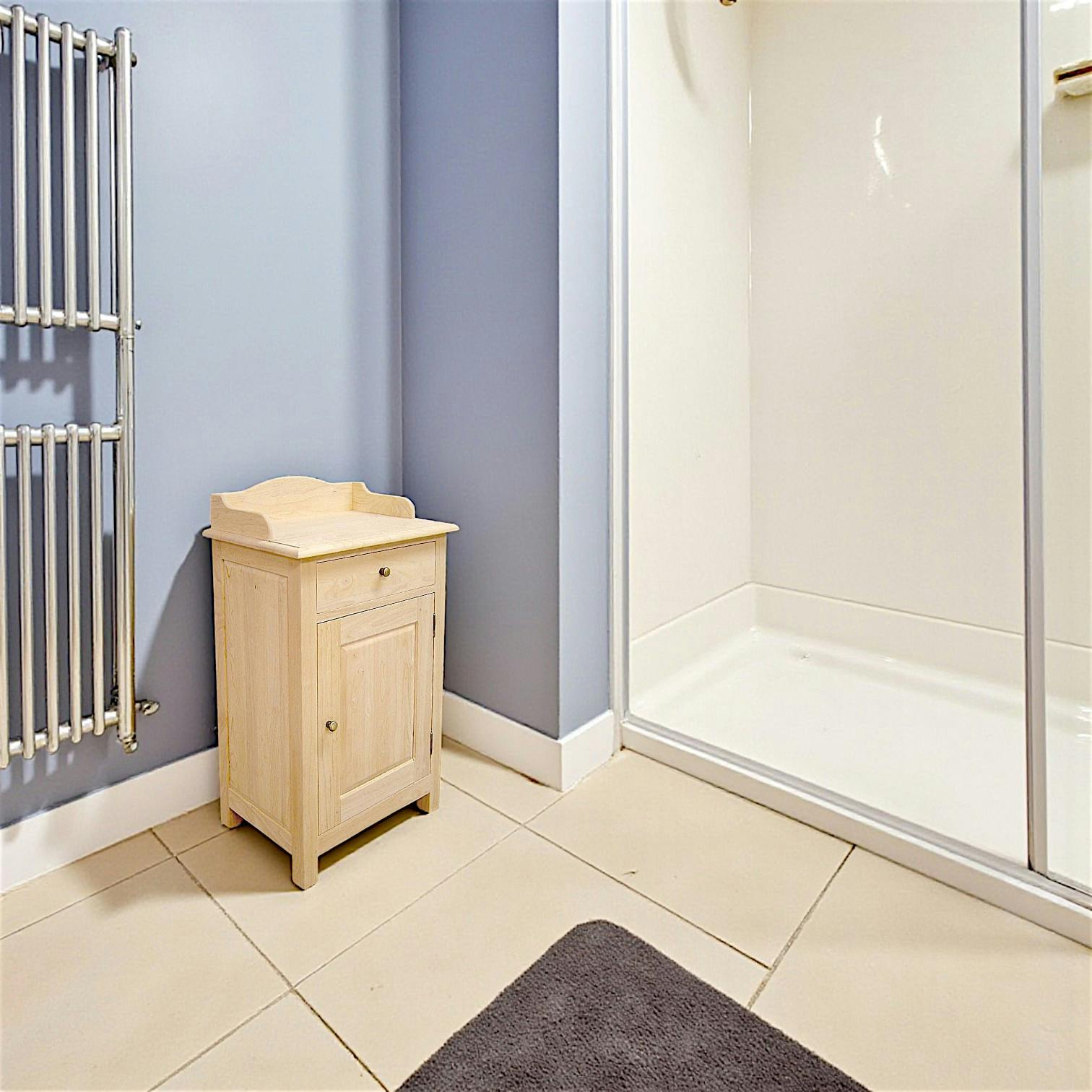 Meuble de rangement Hévéa 1 porte, 1 tiroir 55x38x96cm TRADITION