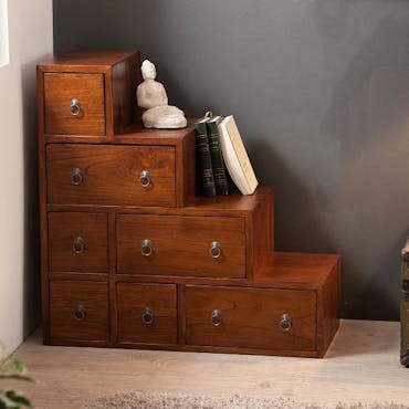 Meuble escalier double face 76x76cm LOLA