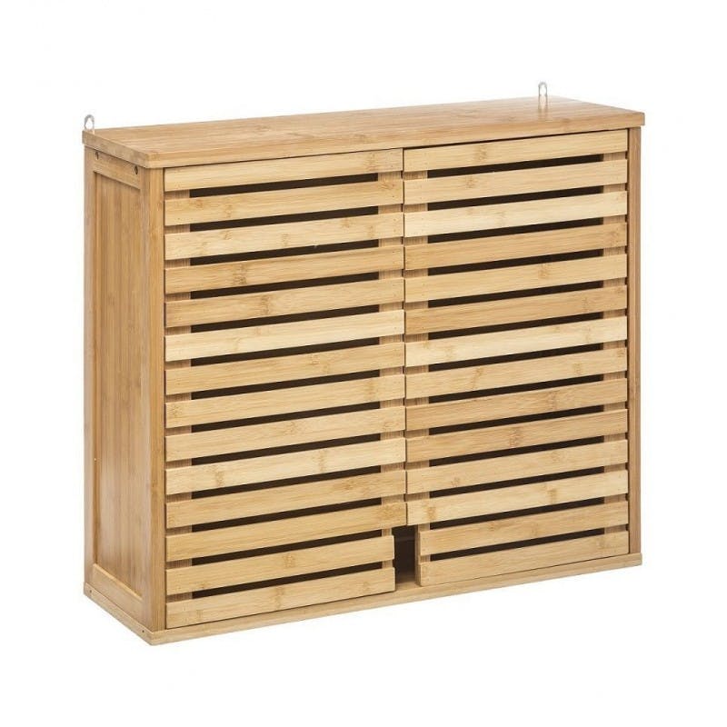 Meuble haut 2 portes en bambou