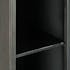 Meuble loft armoire 3 parties fer noir 84x43x174 cm ref.30022919