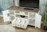Meuble TV blanc bois recyclé BRISTOL
