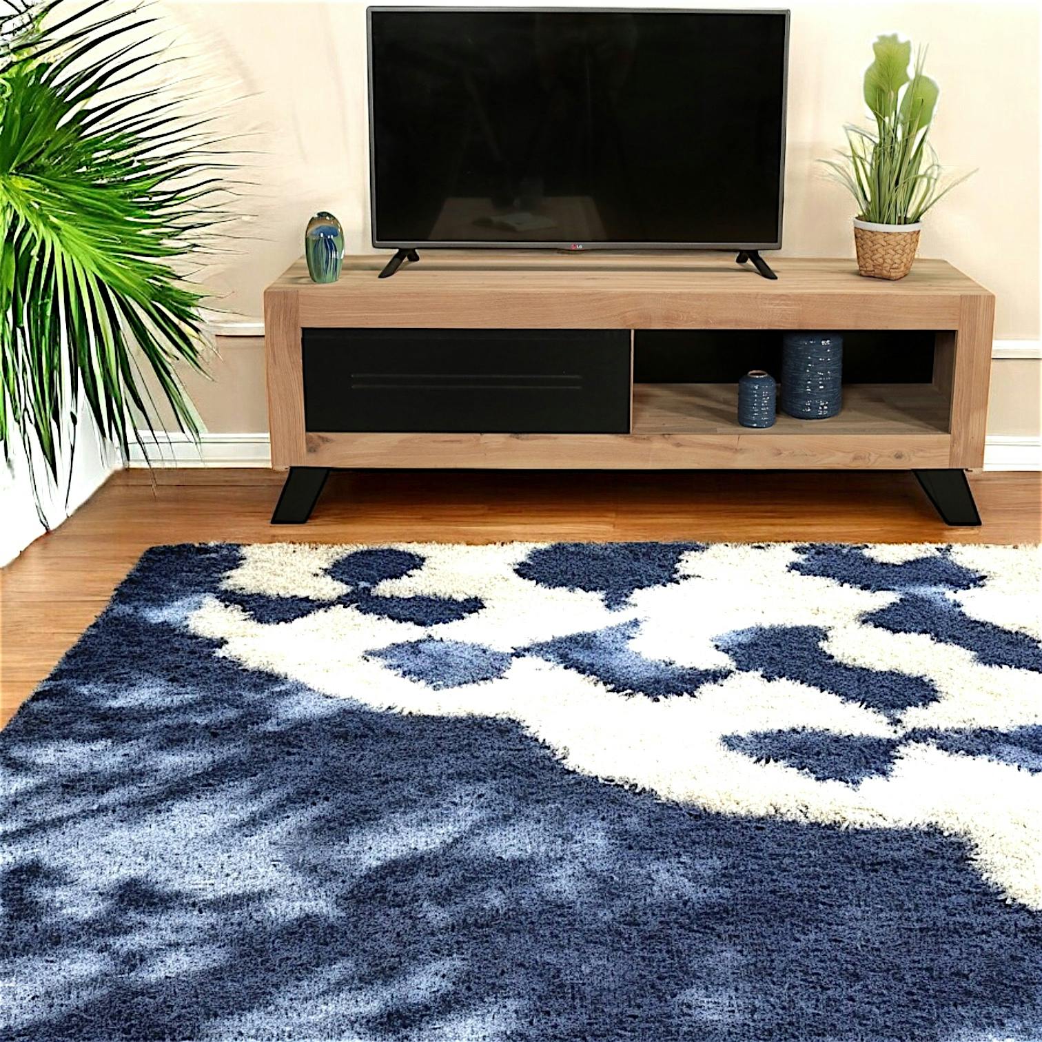 Meuble tv en chêne 1 porte ATLANTA