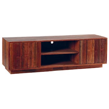Meuble TV exotique 180cm Banquirai recyclé OCEANIE