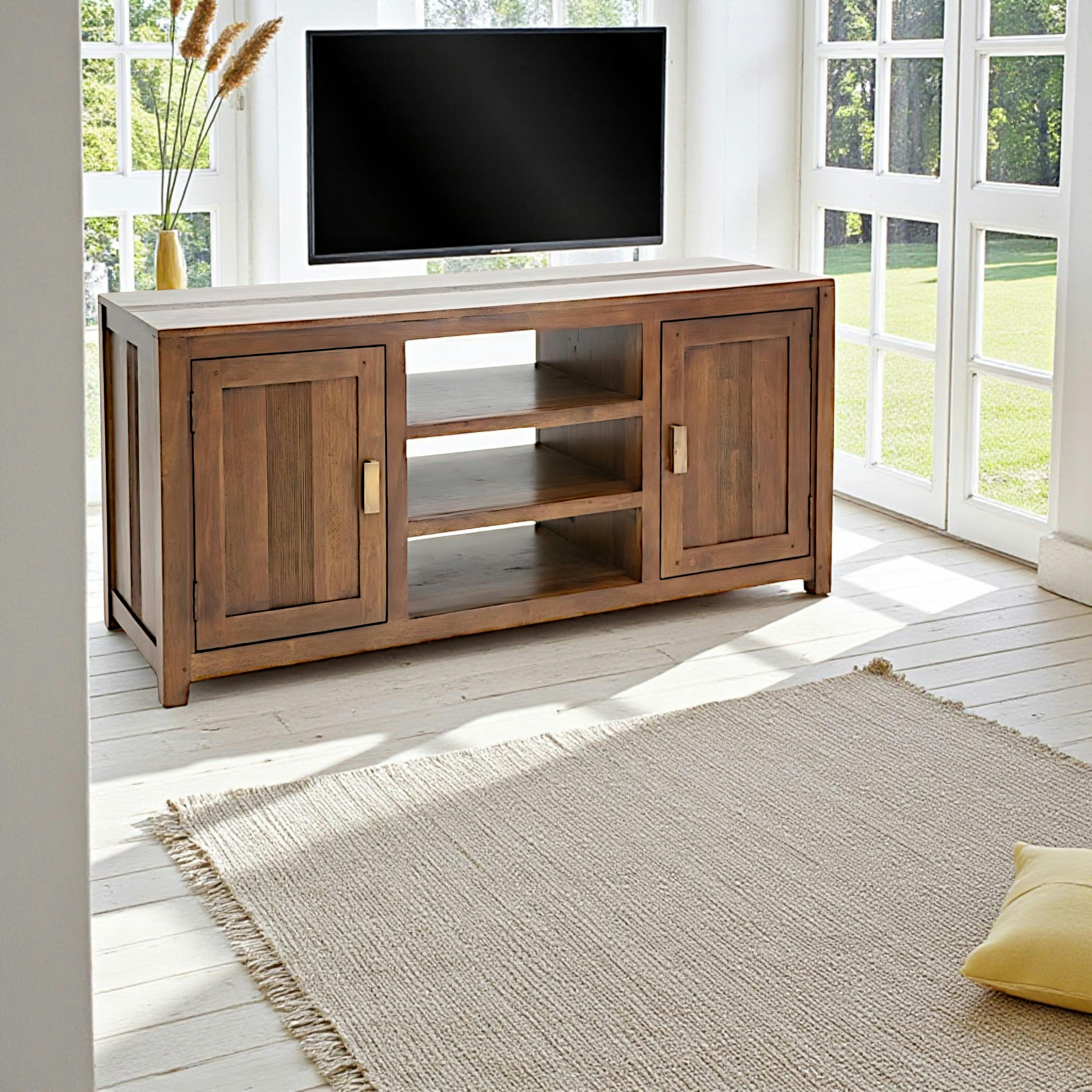 Meuble TV hévéa 136cm GALA