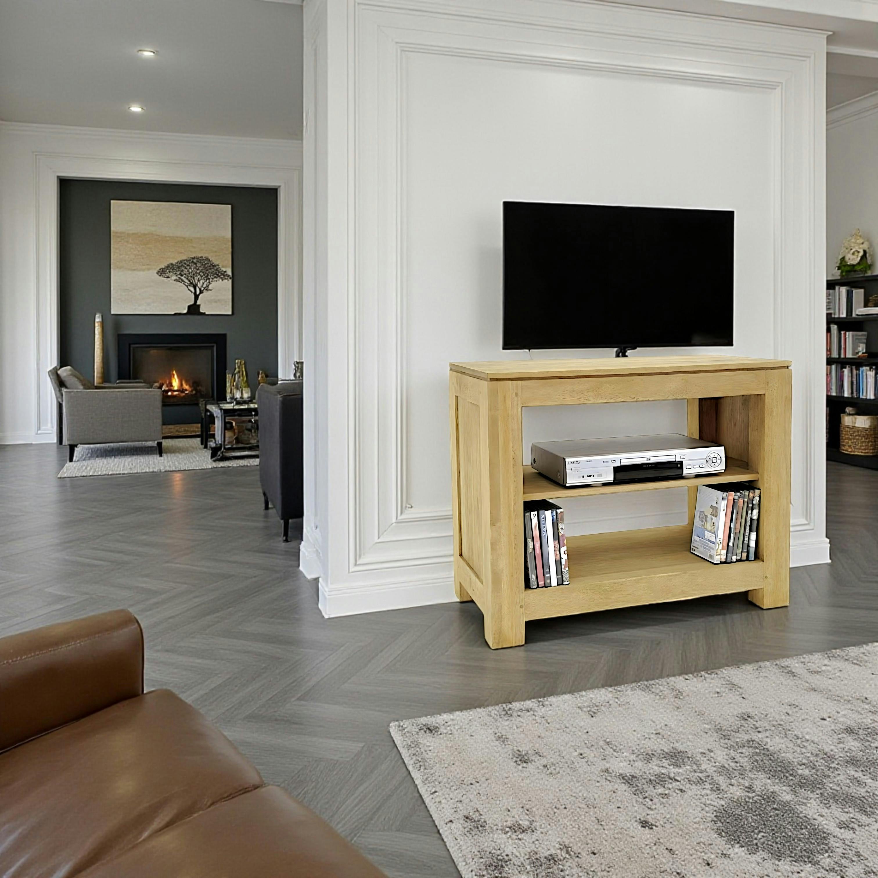 Meuble TV hévéa 80cm HELENA