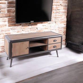 Meuble tv industriel MONS