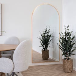 Miroir arche avec cadre doré 90x180 cm SEOUL