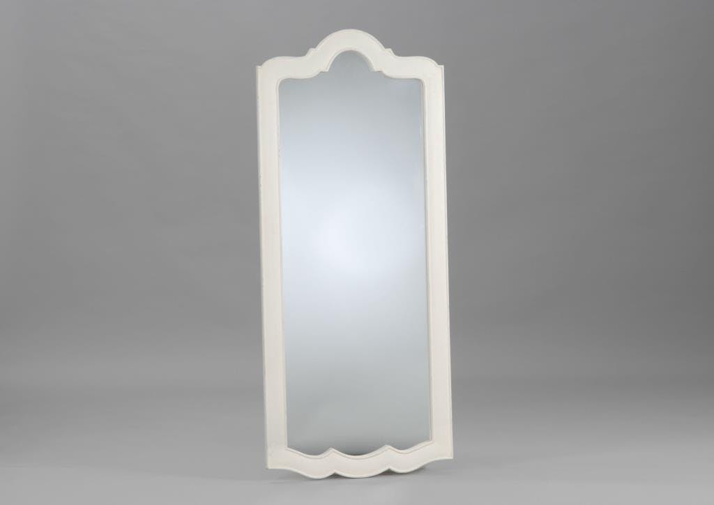 Miroir baroque mural crème antique MURANO L65xP2xH150 AMADEUS