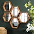 Miroir décoratif forme hexagonale SWING