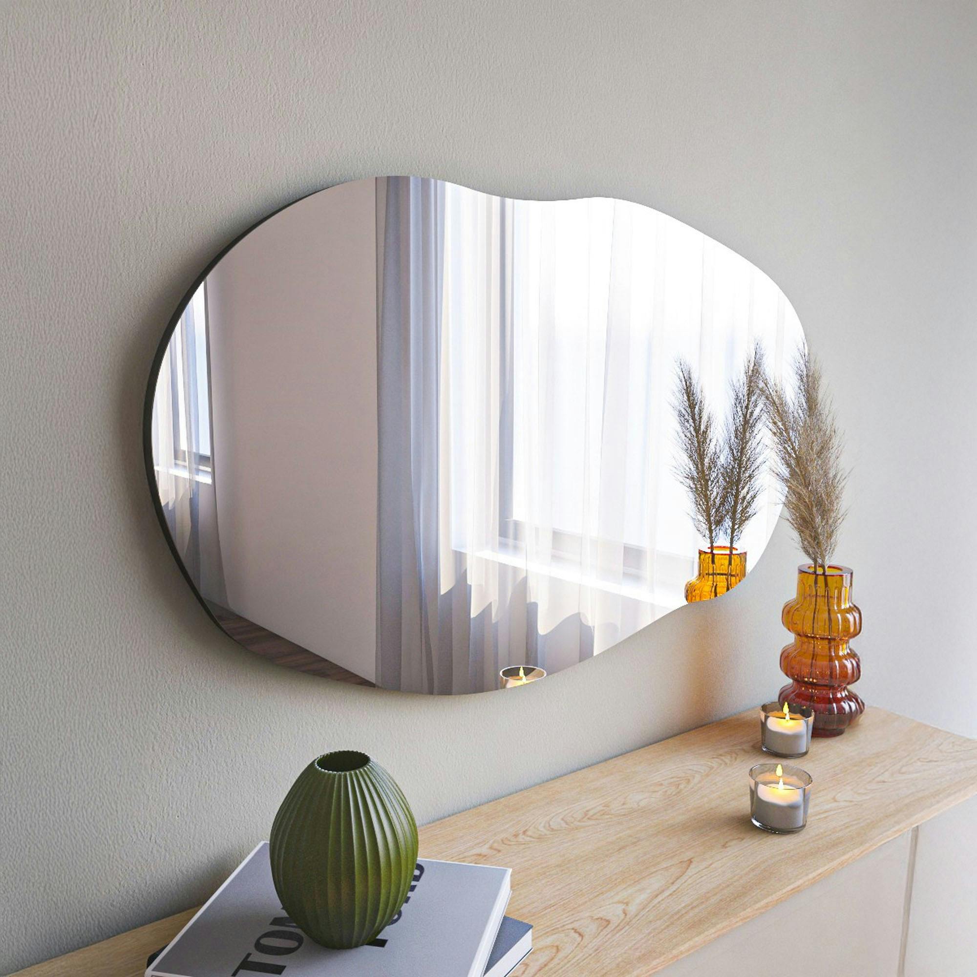 Miroir design organique forme libre 89 cm - mural CODY