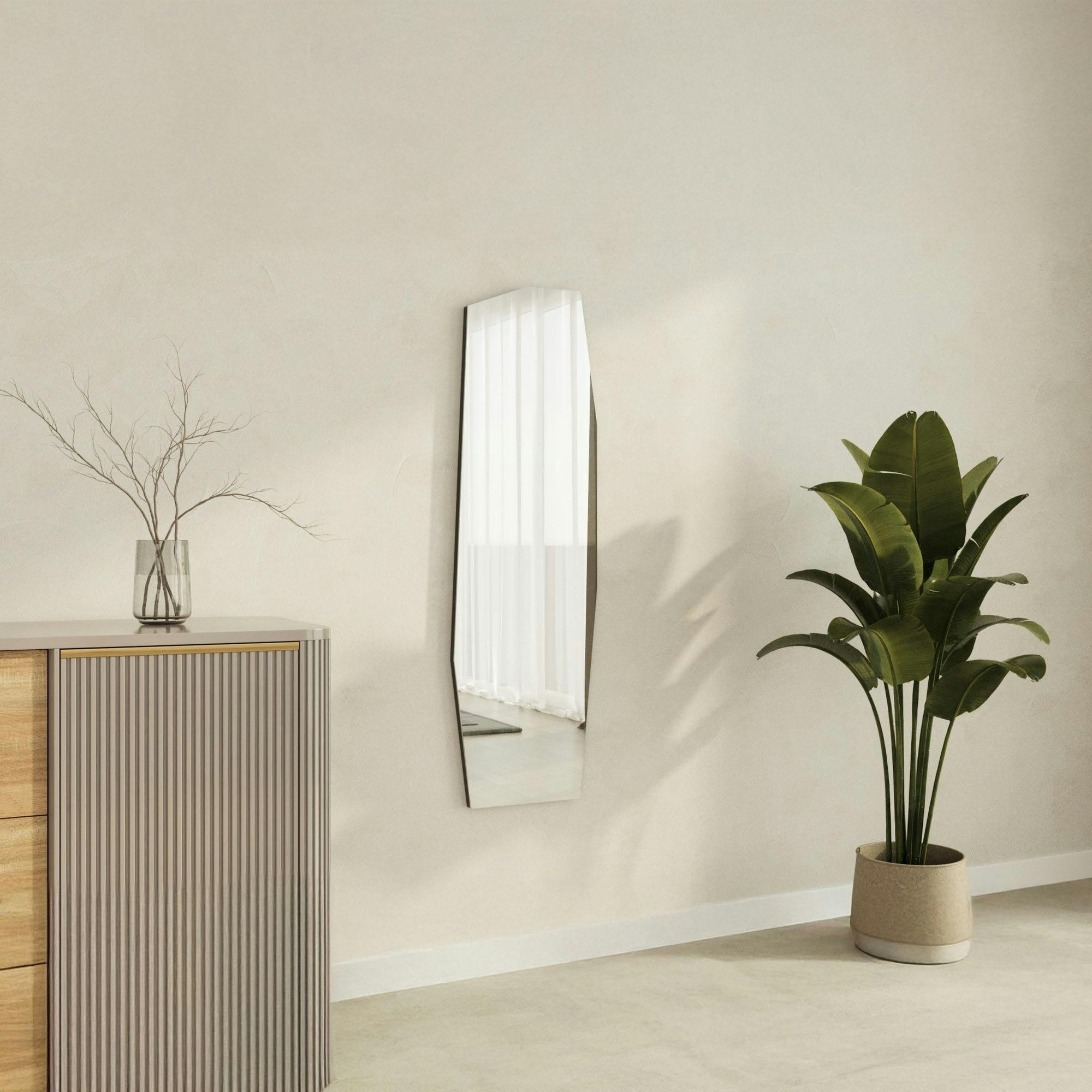 Miroir mural design - forme géométrique 120 cm CODY