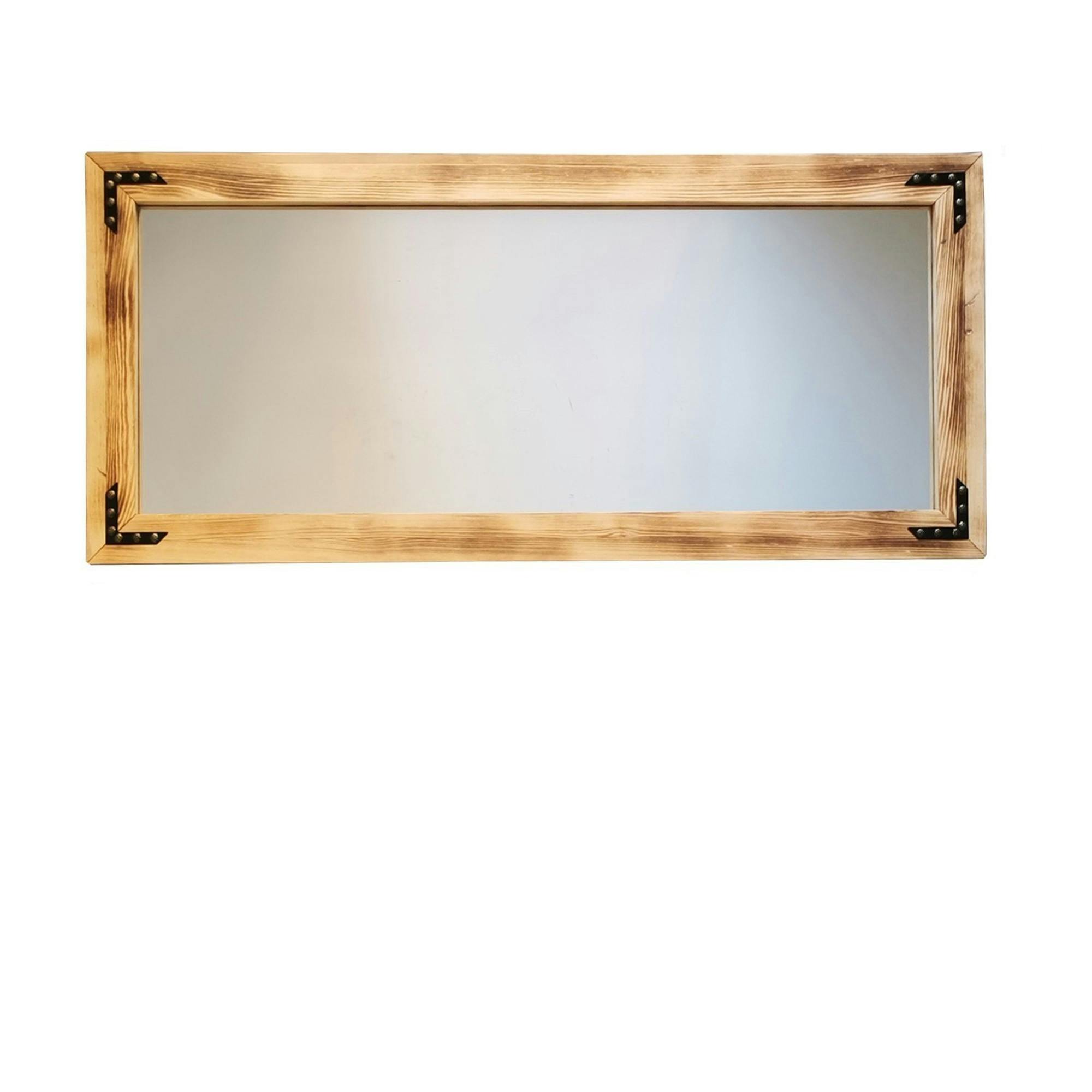 Miroir mural en bois clair - format horizontal HILO