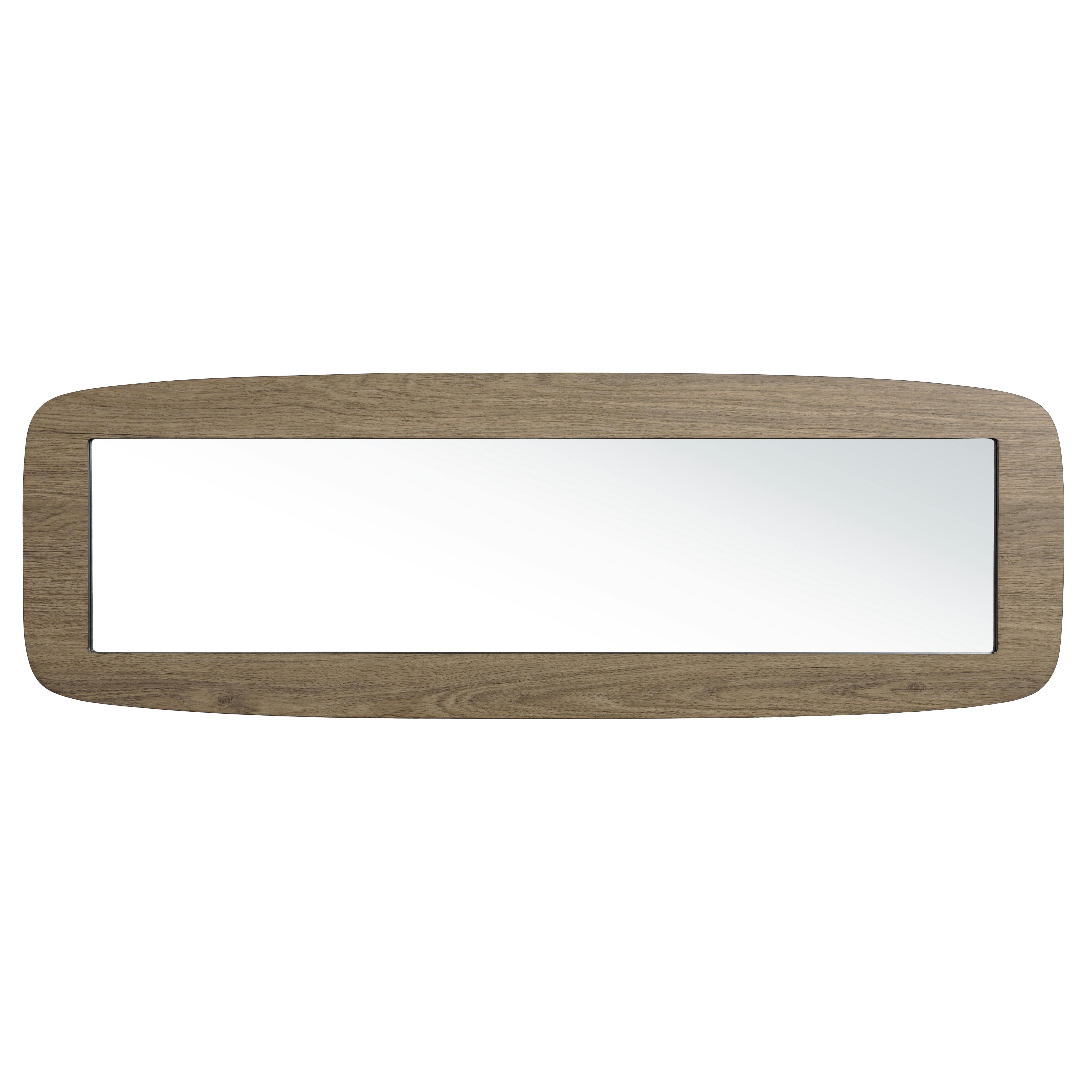 Miroir rectangulaire cadre bois moderne LANDAISE